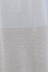 SWAYING/KNIT patchwork striped long skirt SW23AW3B09 white